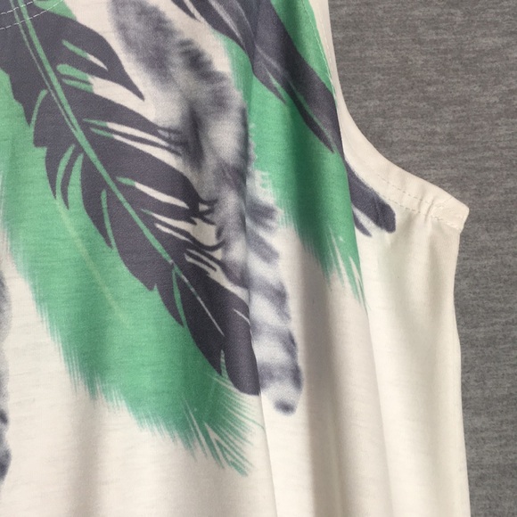 Unbranded NWOT Cruise Beachy Vacation Pool Long Line Swimsuit Cover/Tunic - Picture 5 of 13